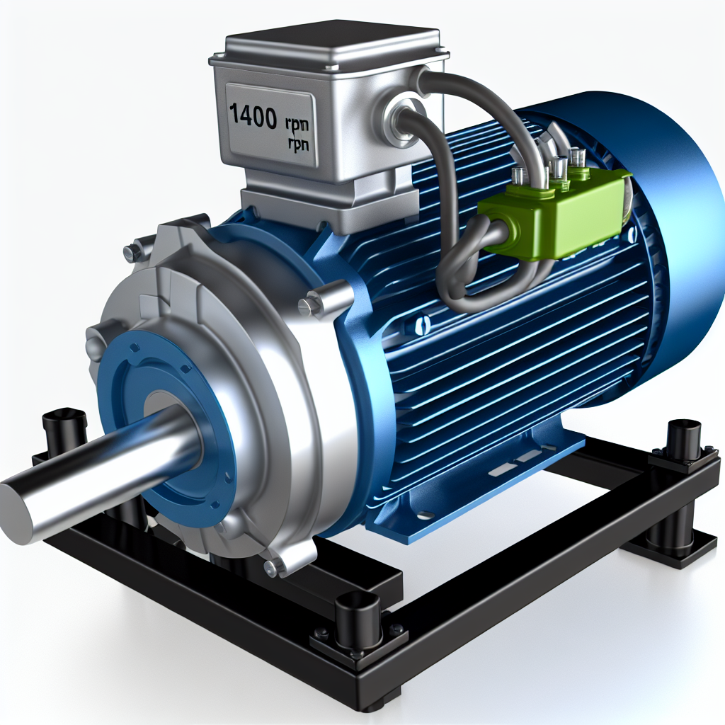 Elektromotor 1400 otáček zvyšuje průmyslovou účinnost